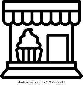 Vector Design Bakery Shop Icon Style