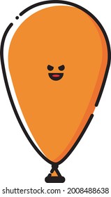 vector design of balloon character