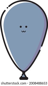 vector design of balloon character
