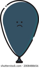 vector design of balloon character