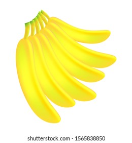 Vector design of a banana cartoon