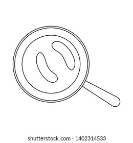 Vector design of banana and fried logo. Set of banana and fruit stock vector illustration.