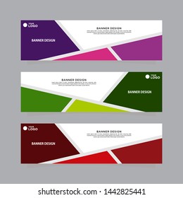 Vector design Banner background. Banner background.business template.modern design. vector banner template