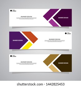 Vector design Banner background. Banner background.business template.modern design. vector banner template
