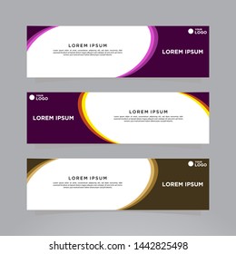 Vector design Banner background. Banner background.business template.modern design. vector banner template