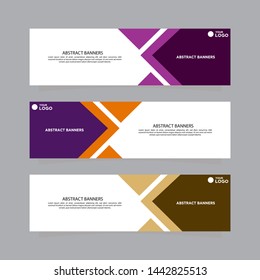 Vector design Banner background. Banner background.business template.modern design. vector banner template