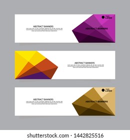 Vector design Banner background. Banner background.business template.modern design. vector banner template
