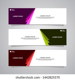 Vector design Banner background. Banner background.business template.modern design. vector banner template