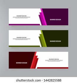Vector design Banner background. Banner background.business template.modern design. vector banner template