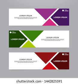 Vector design Banner background. Banner background.business template.modern design. vector banner template