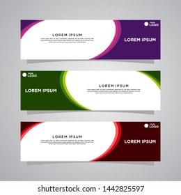 Vector design Banner background. Banner background.business template.modern design. vector banner template