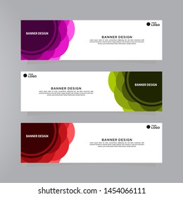 Vector design Banner background. Banner background.business template.modern design. vector banner template