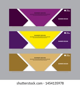 Vector design Banner background. Banner background.business template.modern design. vector banner template