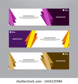 Vector design Banner background. Banner background.business template.modern design. vector banner template