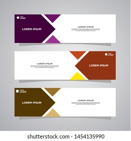 Vector design Banner background. Banner background.business template.modern design. vector banner template