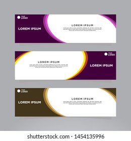 Vector design Banner background. Banner background.business template.modern design. vector banner template