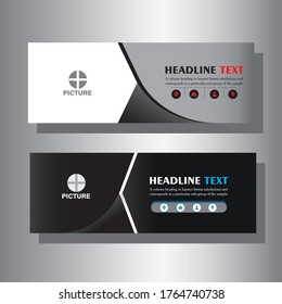 Fondo del cartel de diseño del vector blanco y negro