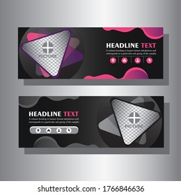 Fondo del cartel de diseño del vector blanco y negro