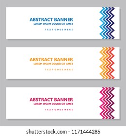 Vector Design Banner Background In Different Colors