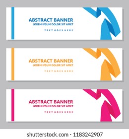 Vector Design Banner Background In Different Colors