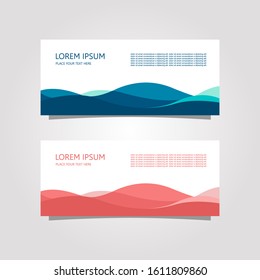 Vector Design Banner Background In Different Colors