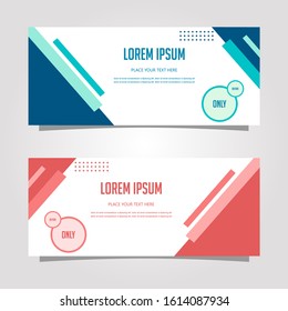 Vector Design Banner Background In Different Colors