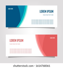 Vector Design Banner Background In Different Colors