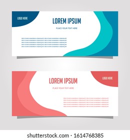 Vector Design Banner Background In Different Colors