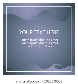 Vector design banner and background in eps.10. The simple template, creative and easy to use.