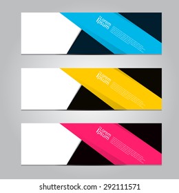 Vector design Banner background, EPS10 illustration.
