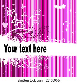 Vector Design of  Banner Background  Glamorous Emo