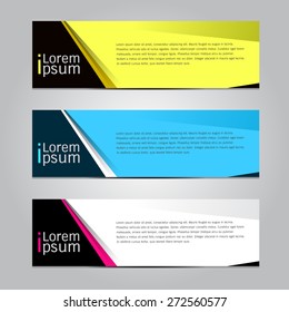 Vector design Banner background, illustration EPS10