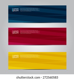 Vector design Banner background, illustration EPS10