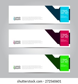 Vector design Banner background, illustration EPS10