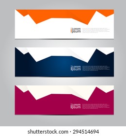 Vector design Banner background. illustration EPS10