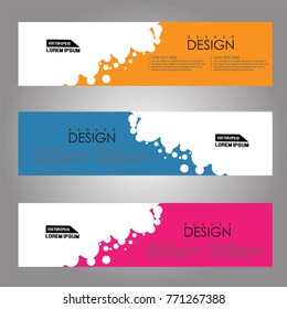 Vector design Banner background. illustration EPS10