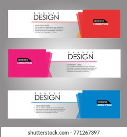 Vector design Banner background. illustration EPS10