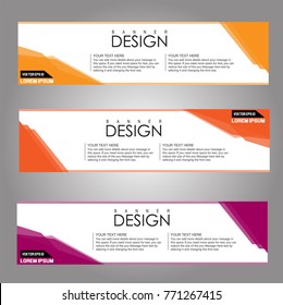 Vector design Banner background. illustration EPS10
