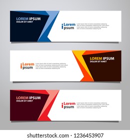 Vector design Banner background modern.Web template