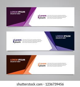 Vector design Banner background modern.Web template