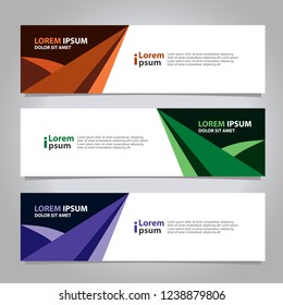 Vector design Banner background modern.Web template