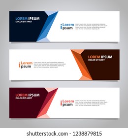 Vector design Banner background modern.Web template