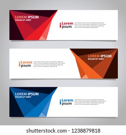 Vector design Banner background modern.Web template