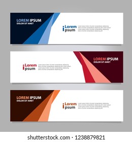 Vector design Banner background modern.Web template