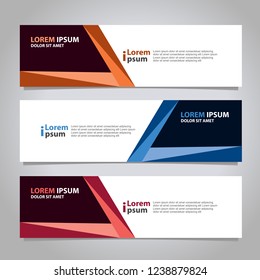 Vector design Banner background modern.Web template