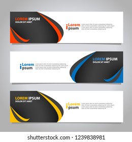 Vector design Banner background modern.Web template
