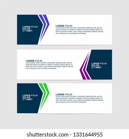 Vector design Banner background.  Modern template design - Vector 