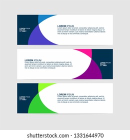 Vector design Banner background.  Modern template design - Vector 