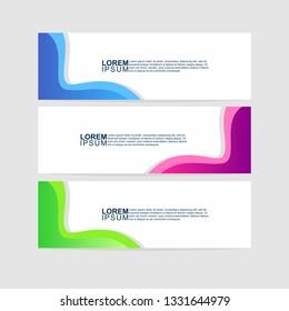 Vector design Banner background.  Modern template design - Vector 