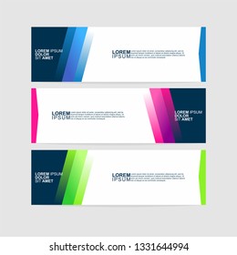 Vector design Banner background.  Modern template design - Vector 